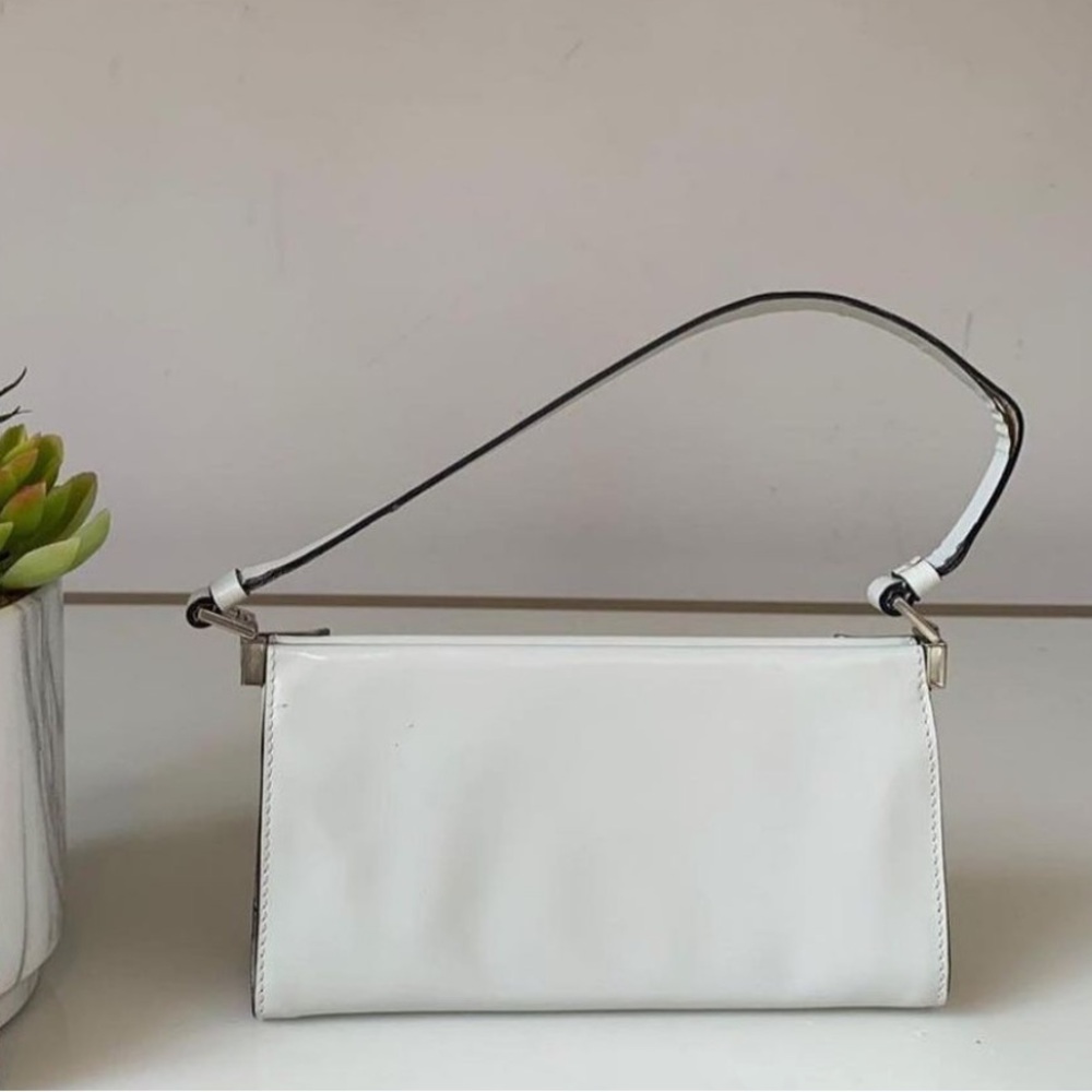 Prada Vintage mini clutch in white
